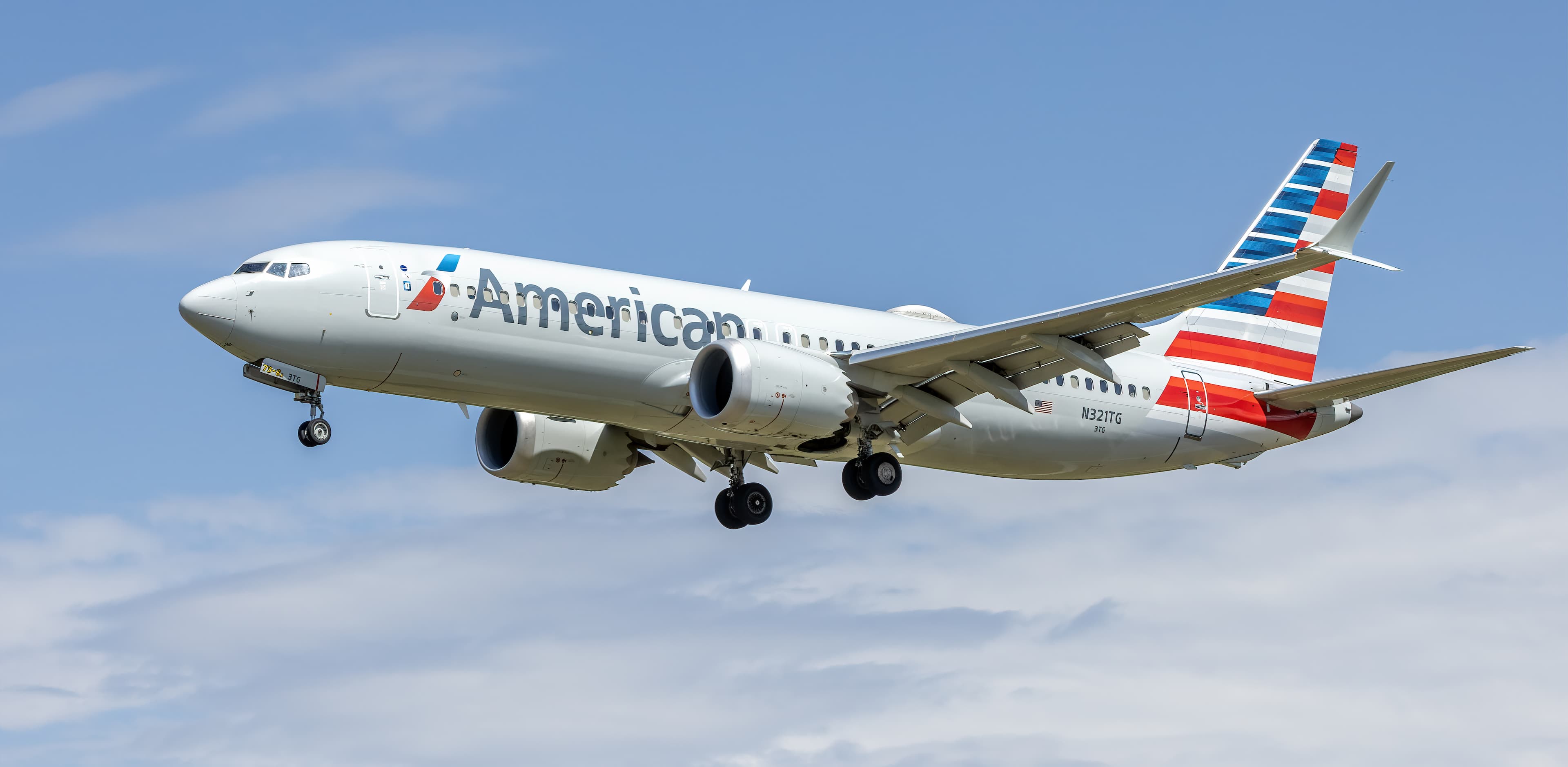 A Boeing 737 MAX passenger aircraft